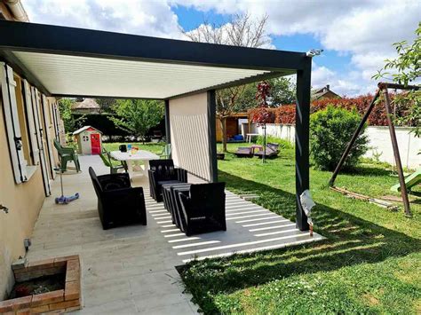 Installation Pergolas Lames Orientables Entreprise Bidaut S Bastien