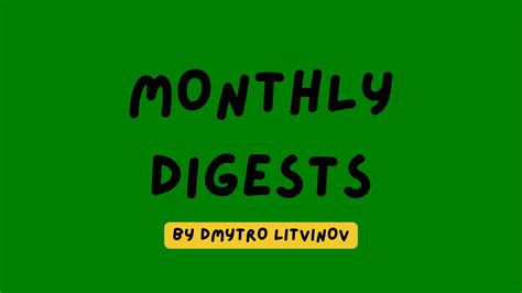 Digests Dmytro Litvinov