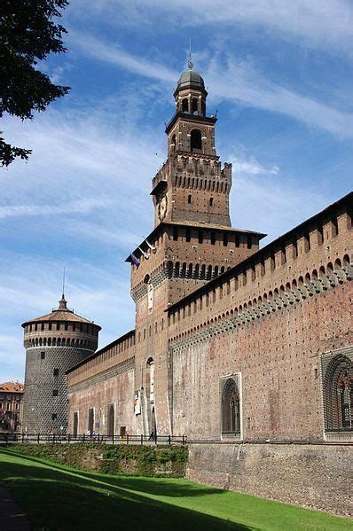 Le Ch Teau Des Sforza Castello Sforzesco En Italien Situ Dans Le