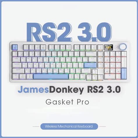James Donkey Rs Hot Swappable Mechanical Keyboard Gasket Kit Rgb Backlit Bluetooth G