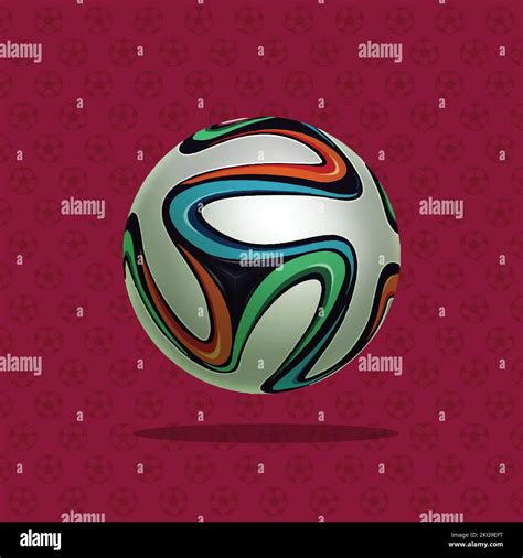 Fifa World Cup Katar Fu Ballspiel Grafiken In Vektor Design Stock