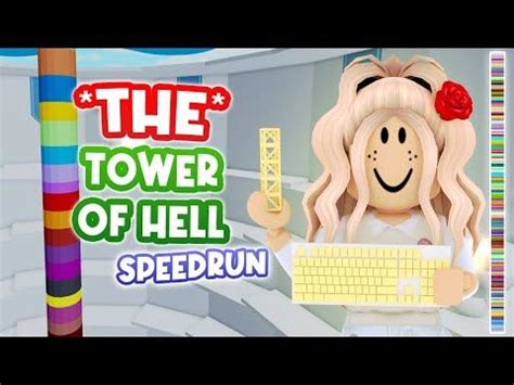 *THE* Tower of Hell Speedrun! World Record? | HeyRosalina | Tower ...