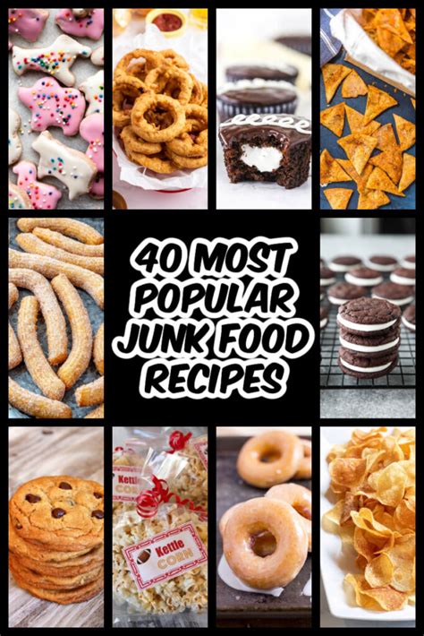 40 Most Popular Junk Food Recipes - Recipes For Holidays