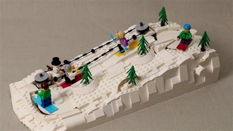 A Lego Model Of A Boat With People On It