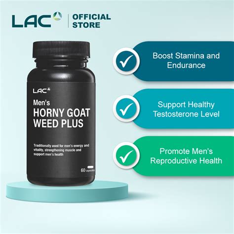 Lac Men S Horny Goat Weed Plus Capsules Exp Feb