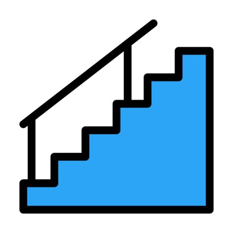 Stairway Vector Stall Lineal Color Icon