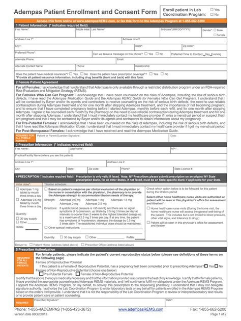 Adempas Enrollment Form Complete With Ease AirSlate SignNow