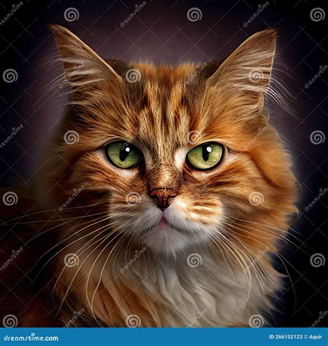 British Shorthair. Cat Portrait. Ai Generated. Portrait of a British