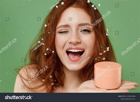 Beautiful Half Naked Topless Redhead Hair Stock Photo Shutterstock