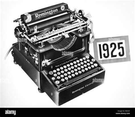 Máquina de escribir eléctrica 1925 Nel primer Remington máquina de