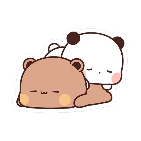 Buy Cute Bubu And Dudu Are Ing Sticker Bubu Is Watching Dudu While He