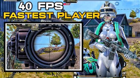 40 Fps Fastest Player Solo Vs Squad 5 Finger Handcam Gameplay