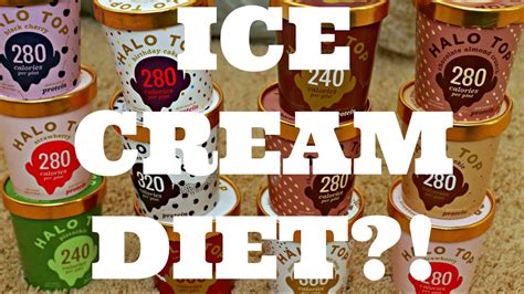 Lose Weight Eating Ice Cream Halo Top Diet Youtube