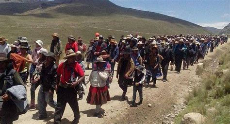 Cusco Hoy se cumplió primer día de paro contra minera en Chumbivilcas