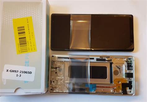 Samsung Galaxy Note 8 Sm N950f Lcd Touch Screen Display Complete Original Genuine Gold With Frame