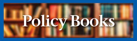 policy book recommendations policy magazine