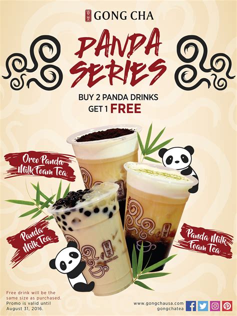 Gong Cha Panda Series On Behance