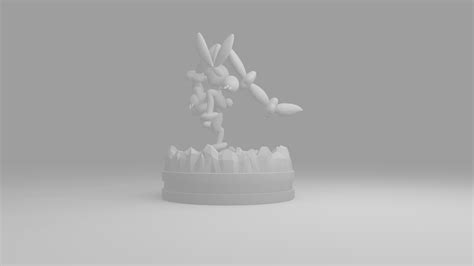 Stl File Bundle Pokemon Buneary Lopunny Mega Lopunny・3d Printable