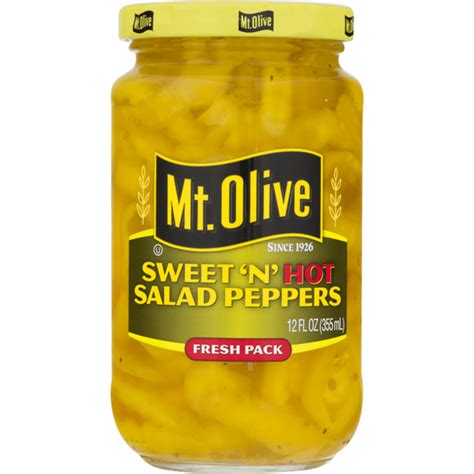 Mt Olive Sweet N Hot Salad Fresh Pack Peppers 355 Ml Instacart