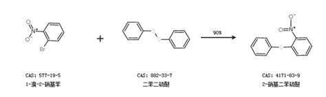 2 硝基二苯硫醚的合成路线