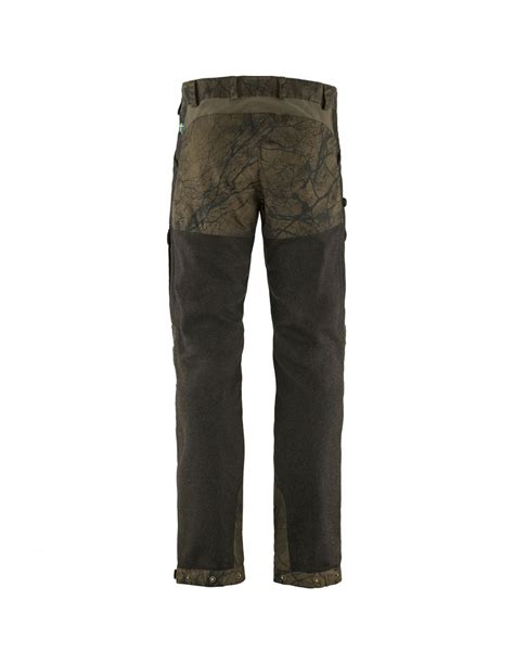 Fj Llr Ven V Rmland Wool Trousers Mens Dark Olive Dark Olive Camo