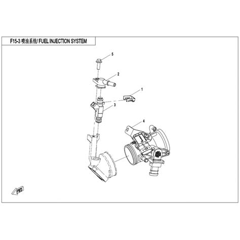 Vue Eclatee Piece Debimetre Et Capteur Injection Cfmoto Uforce