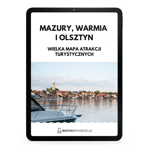 Mazury Warmia I Olsztyn Wielka MAPA Atrakcji Turystycznych Sklep