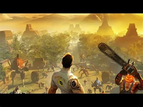 прохождение Serious Sam The First Encounter лавовый босс и сем сломал