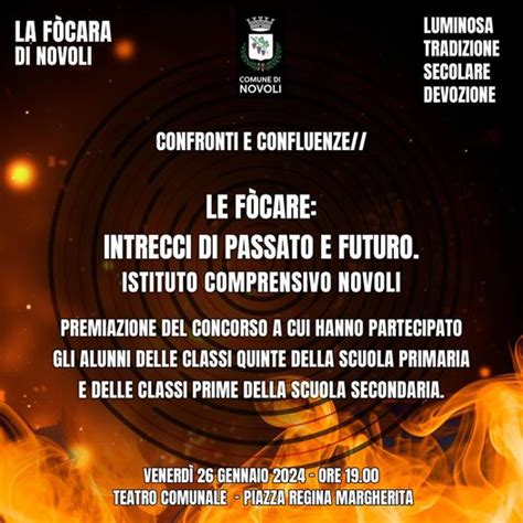 Le fòcare intrecci tra passato e futuro il 26 gennaio in Teatro a