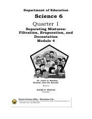 Science 6 Module 4 Pdf Department Of Education Science 6 Quarter 1