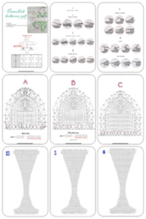 Crochet Bikini Set Pdf Pattern And Tutorial Triangle Top Pattern Knit Bikini Pattern Halter Bra