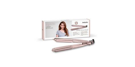 Babyliss St Ae In Keratin Shine Pink Hair Straightener