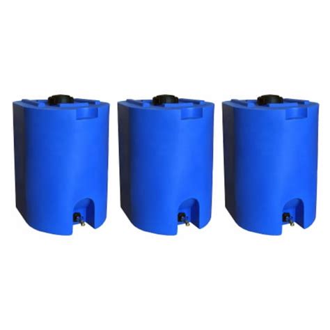 Waterprepared 55 Gal Stackable Design Utility Water Tank With Large Cap