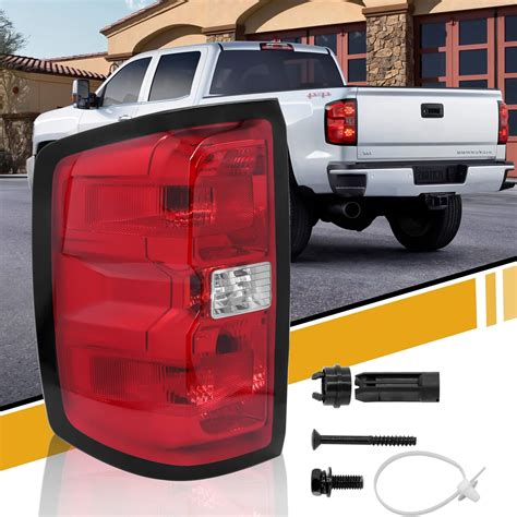 Cleryye Tail Light Assembly Compatible With Chevrolet Silverado 1500 2500hd 3500hd