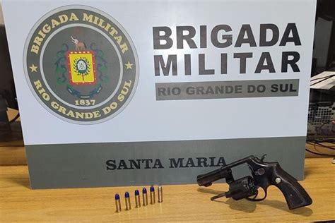 Adolescente é Apreendido Com Arma E Munições Em Santa Maria