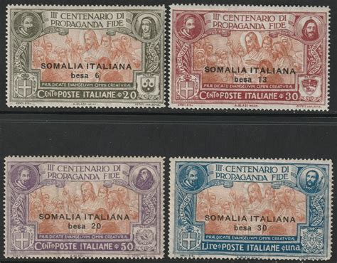 Italian Somalia 1923 Propaganda Fide Complete Intact Set Catawiki