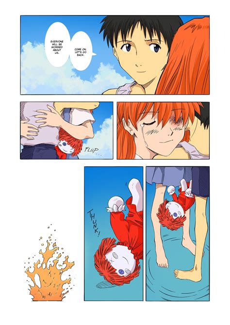 New manga pages for Chapter 15 of Evangelion Genocide. Remember