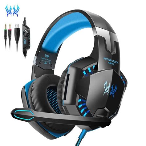 Kotion Each G2000 Wired Gaming Headset With Led Light