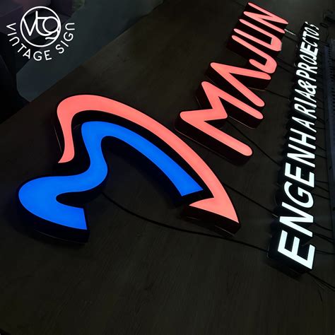 Custom D Frontlit Led Letters Logo Channel Letters Lighting Sign