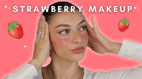 STRAWBERRY GIRL MAKEUP TREND YouTube