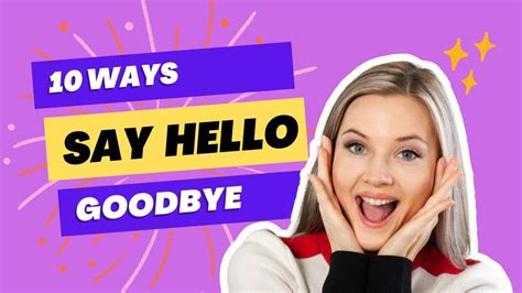 10 Ways To Say Hello In English Useful Greetings For English Learners