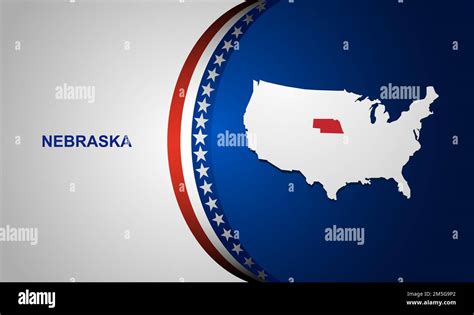 Nebraska Map Hi Res Stock Photography And Images Alamy