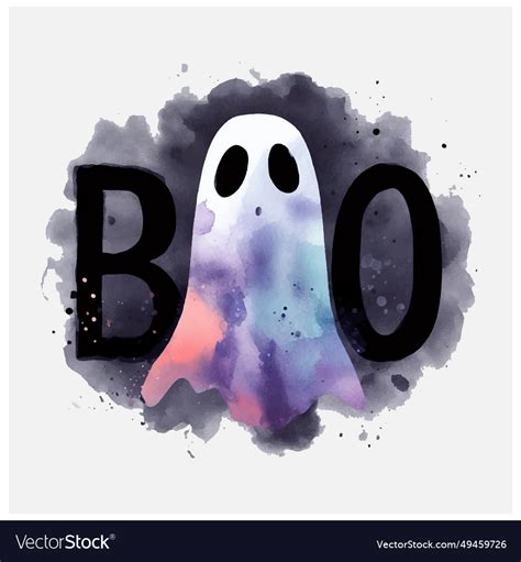 Halloween Boo T Shirt Design File Royalty Free Vector Image