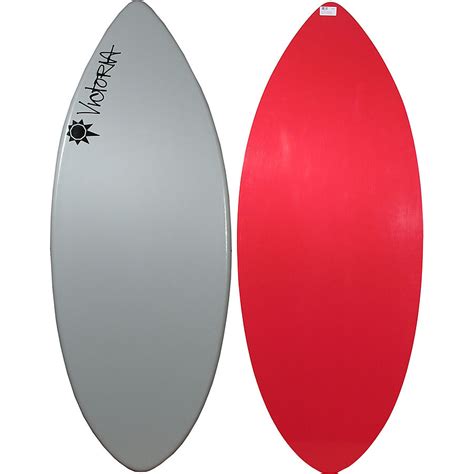 Victoria Skimboards Poly E Glass Grey Red Large Skimboard