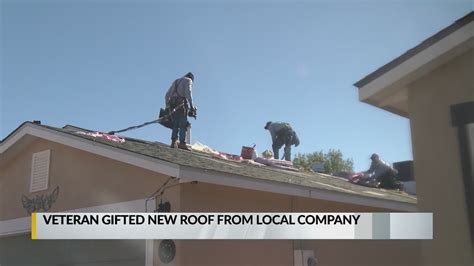 New Mexican Veteran Gifted A New Roof From Local Company Youtube