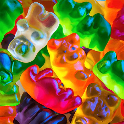 Colorful Jelly Bears Intricate Detail Creative Fabrica