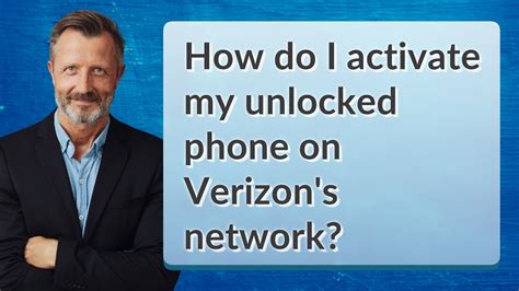 How Do I Activate My Unlocked Phone On Verizon S Network YouTube