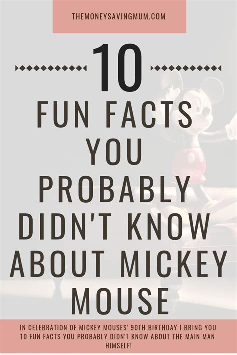 10 Fun Facts You Probably Didn T Know About Mickey Mouse Disney World