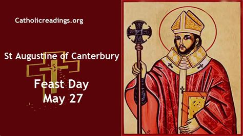 St Augustine of Canterbury - Feast Day - May 27 2025 - Catholic Saint ...