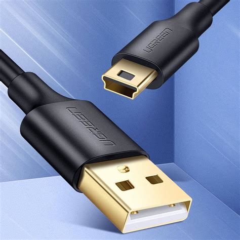 Usb To Mini Usb Cable Ugreen Us132 025m Black All Gsm Accessories Cables Other